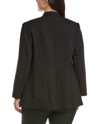 Anne Klein Plus Funnel Neck Jacket