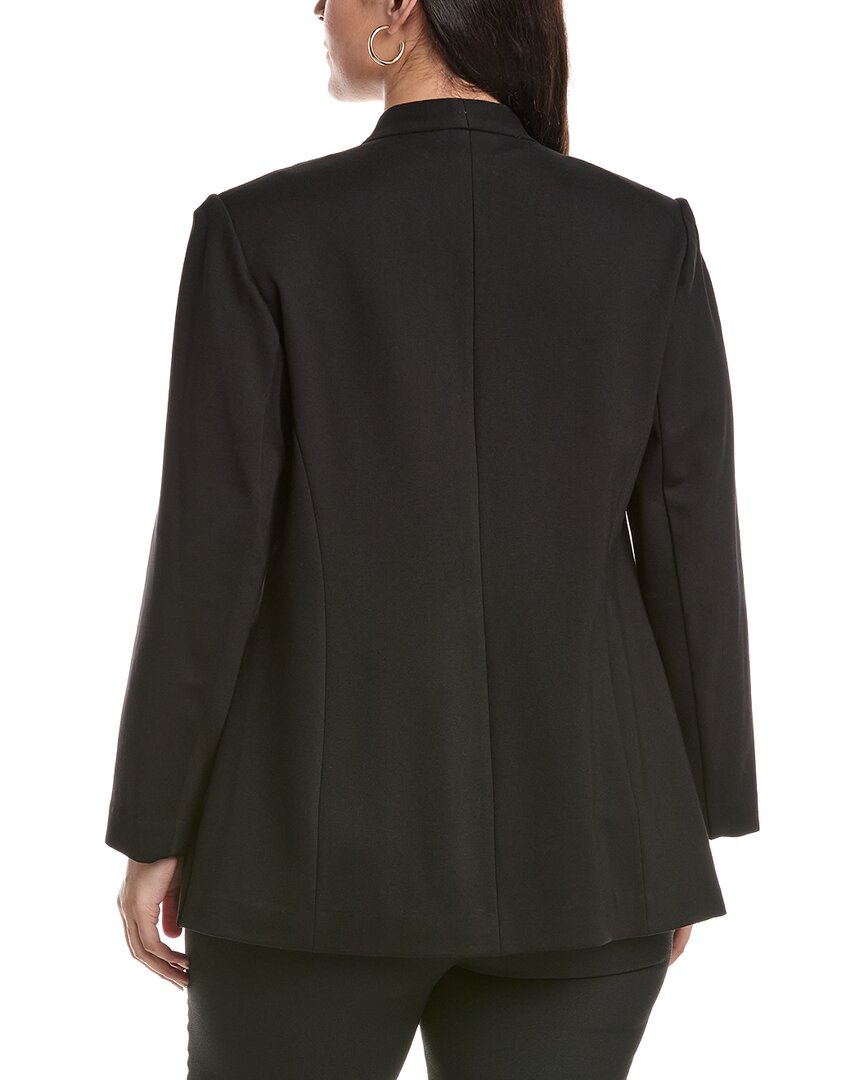 Anne Klein Plus Funnel Neck Jacket
