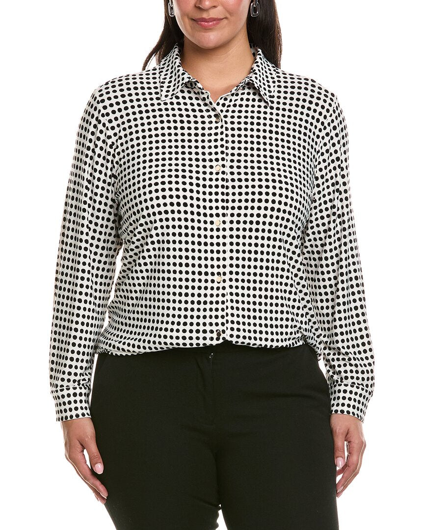 Anne Klein Anne Klein Plus Knit Shirt
