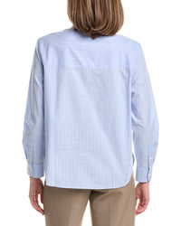 Brooks Brothers Oversized Poplin Blouse