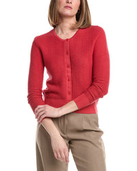 Brooks Brothers Pointelle Cropped Cardigan