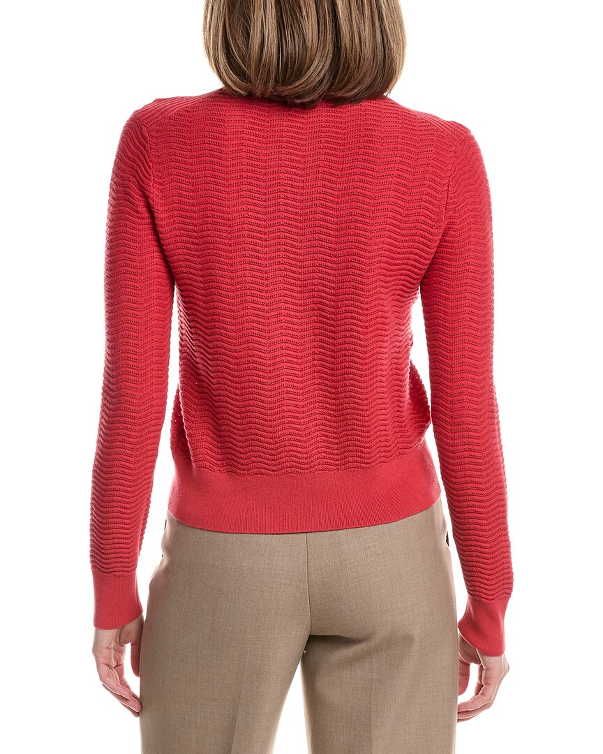 Brooks Brothers Pointelle Cropped Cardigan