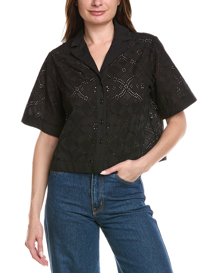 Brooks Brothers Eyelet Blouse