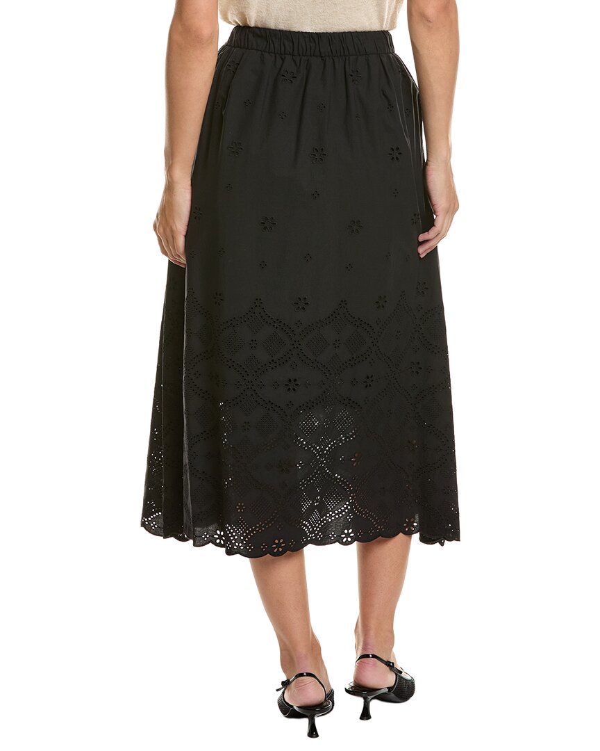 Brooks Brothers Brooks Brothers Tie Waist Eyelet Skirt