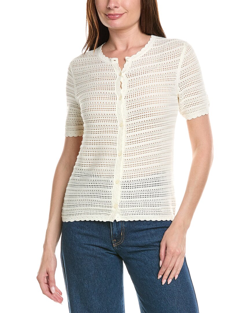 Brooks Brothers Brooks Brothers Pointelle Cardigan