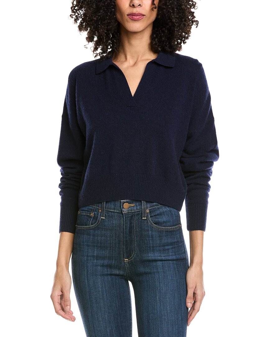 Femme Society V-Neck Cashmere-Blend Sweater