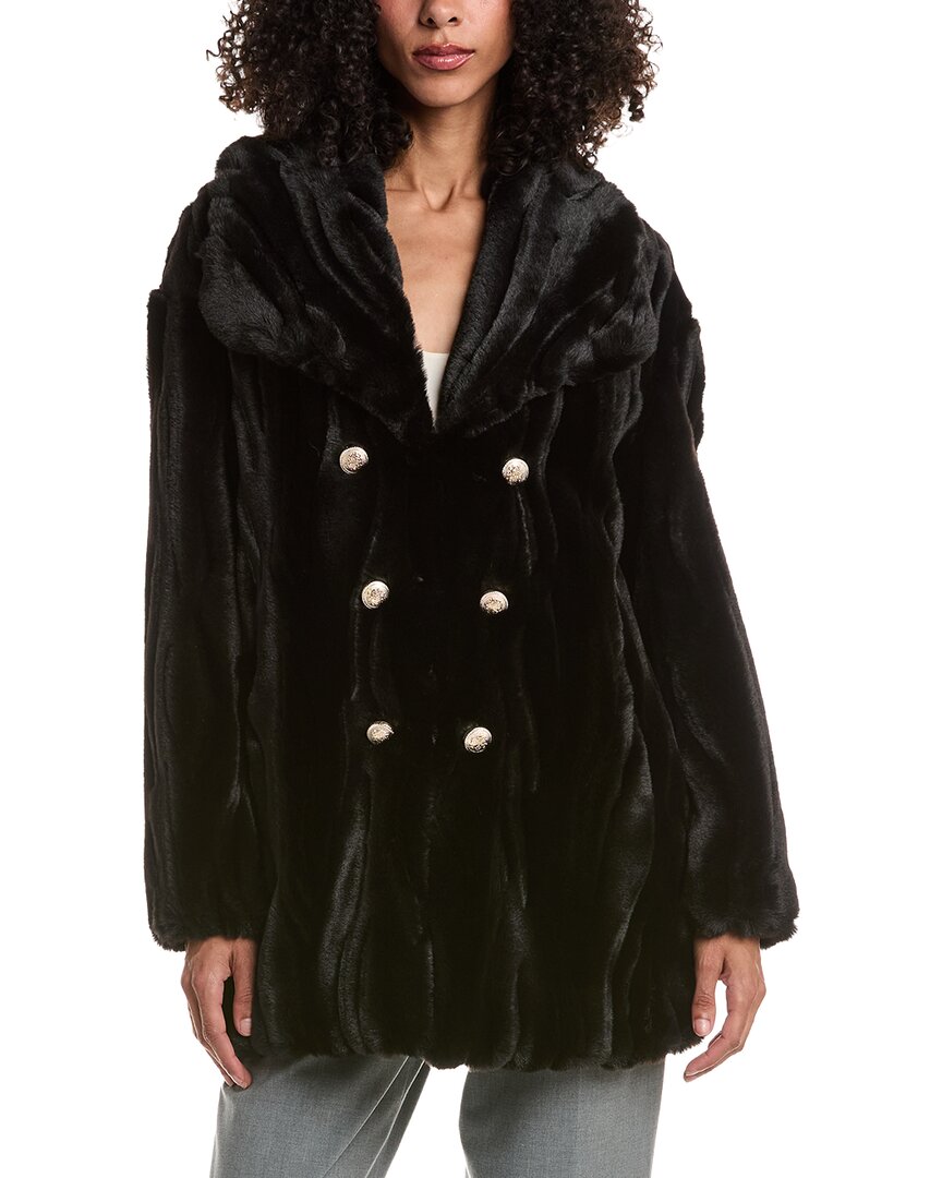 Joseph Ribkoff Joseph Ribkoff Faux Fur Textured Coat