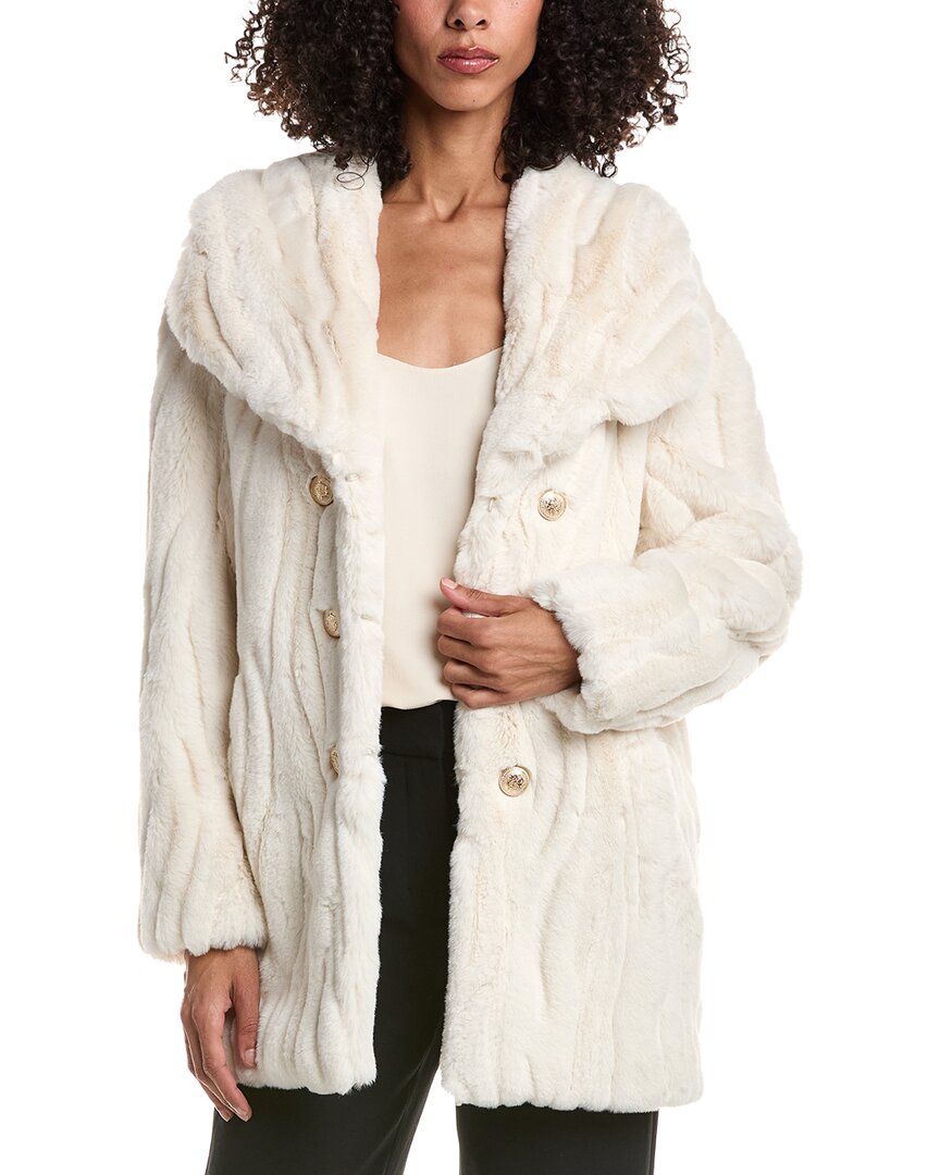 Joseph Ribkoff Joseph Ribkoff Faux Fur Textured Coat