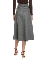 Brunello Cucinelli Wool Midi Skirt