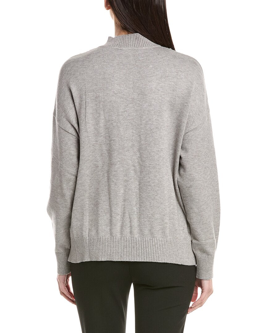 Joseph Ribkoff 1/2-Zip Funnel Neck Sweater