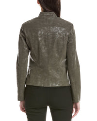 Joseph Ribkoff Vegan Leather Jacket