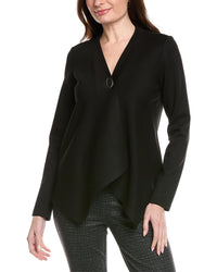Joseph Ribkoff Solid Drape Jacket