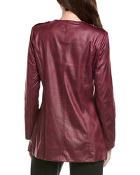 Joseph Ribkoff Vegan Leather Jacket