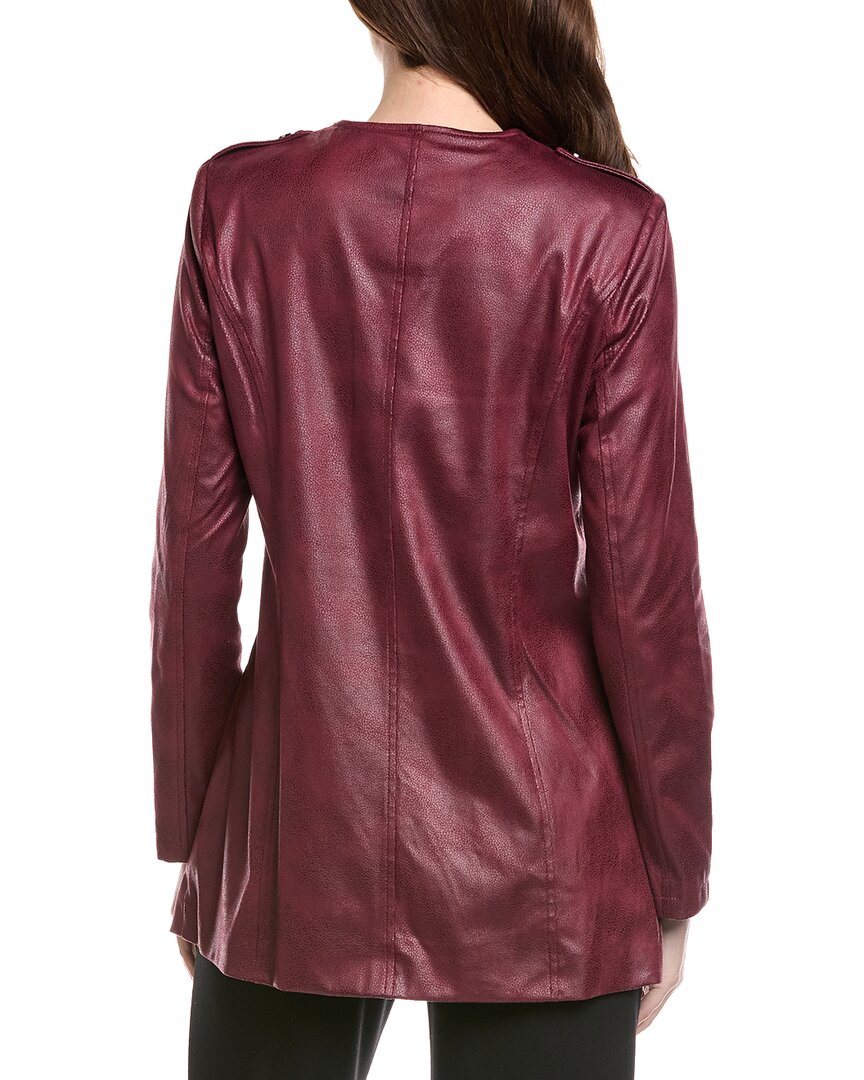 Joseph Ribkoff Vegan Leather Jacket