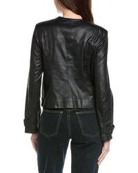 Joseph Ribkoff Vegan Leather Jacket