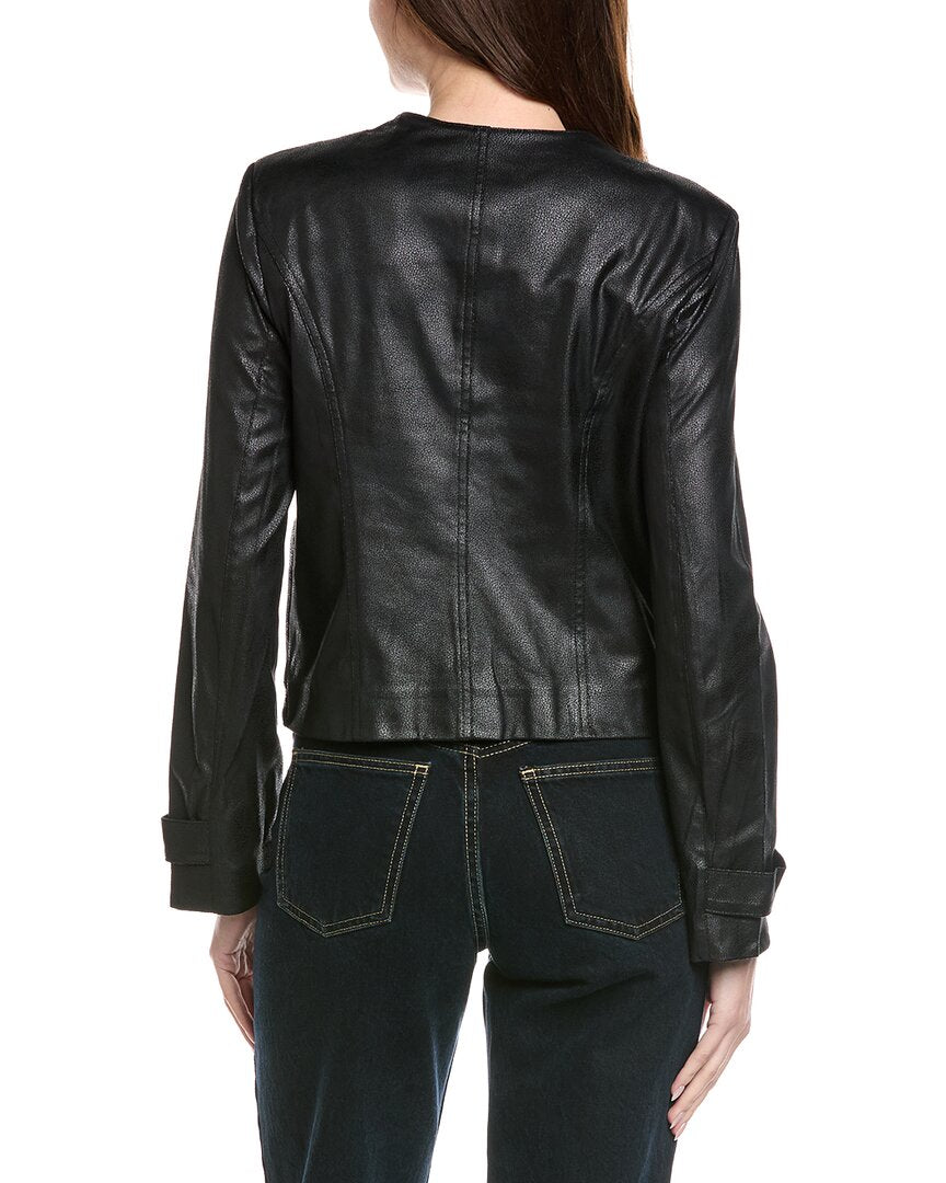 Joseph Ribkoff Vegan Leather Jacket