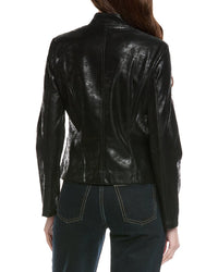 Joseph Ribkoff Vegan Leather Jacket