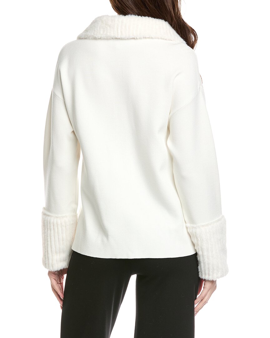 Joseph Ribkoff Woven Zip Jacket