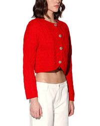 Walter Baker Claire Linen-Blend Cardigan