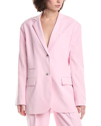 Kenneth Cole Luxe Twill Boyfriend Jacket