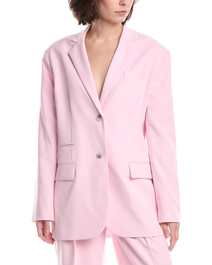 Kenneth Cole Luxe Twill Boyfriend Jacket