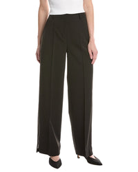 Kenneth Cole High Rise Zipper Pintuck Wide Leg Pant