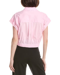 Kenneth Cole Drop Shoulder Solid Poplin Shirt