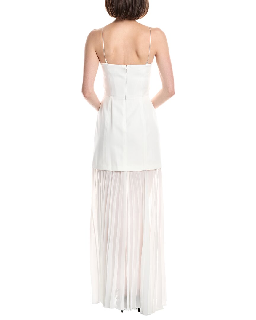 Kenneth Cole Combo Pleated Midi Dress