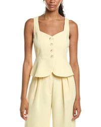 Kenneth Cole Kenneth Cole Curved Peplum Vest