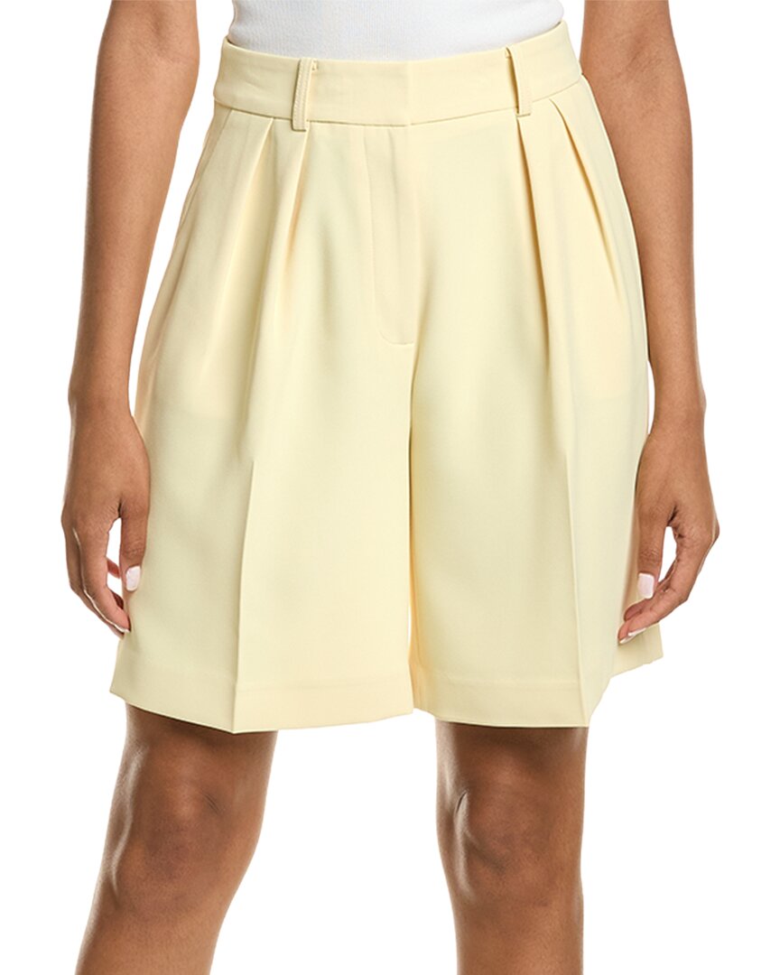 Kenneth Cole Kenneth Cole High- Rise Pleated Bermuda Short