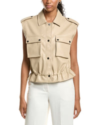 Kenneth Cole Kenneth Cole Drawcord Snap Front Jacket