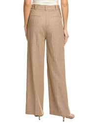 Kenneth Cole Kenneth Cole High-Rise Linen-Blend Pant