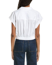 Kenneth Cole Kenneth Cole Pleat Cross Over Front Shirt