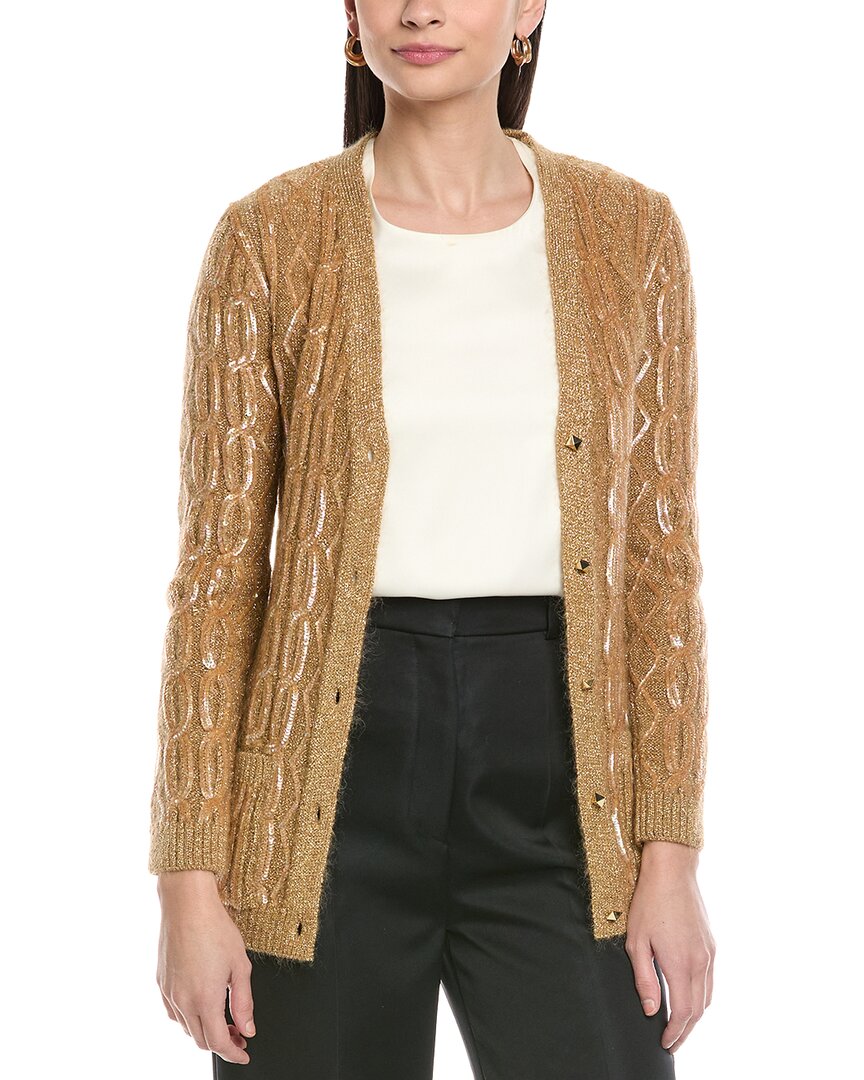 Valentino Mohair-Blend Cardigan