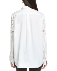Valentino Embroidered Eyelet Shirt