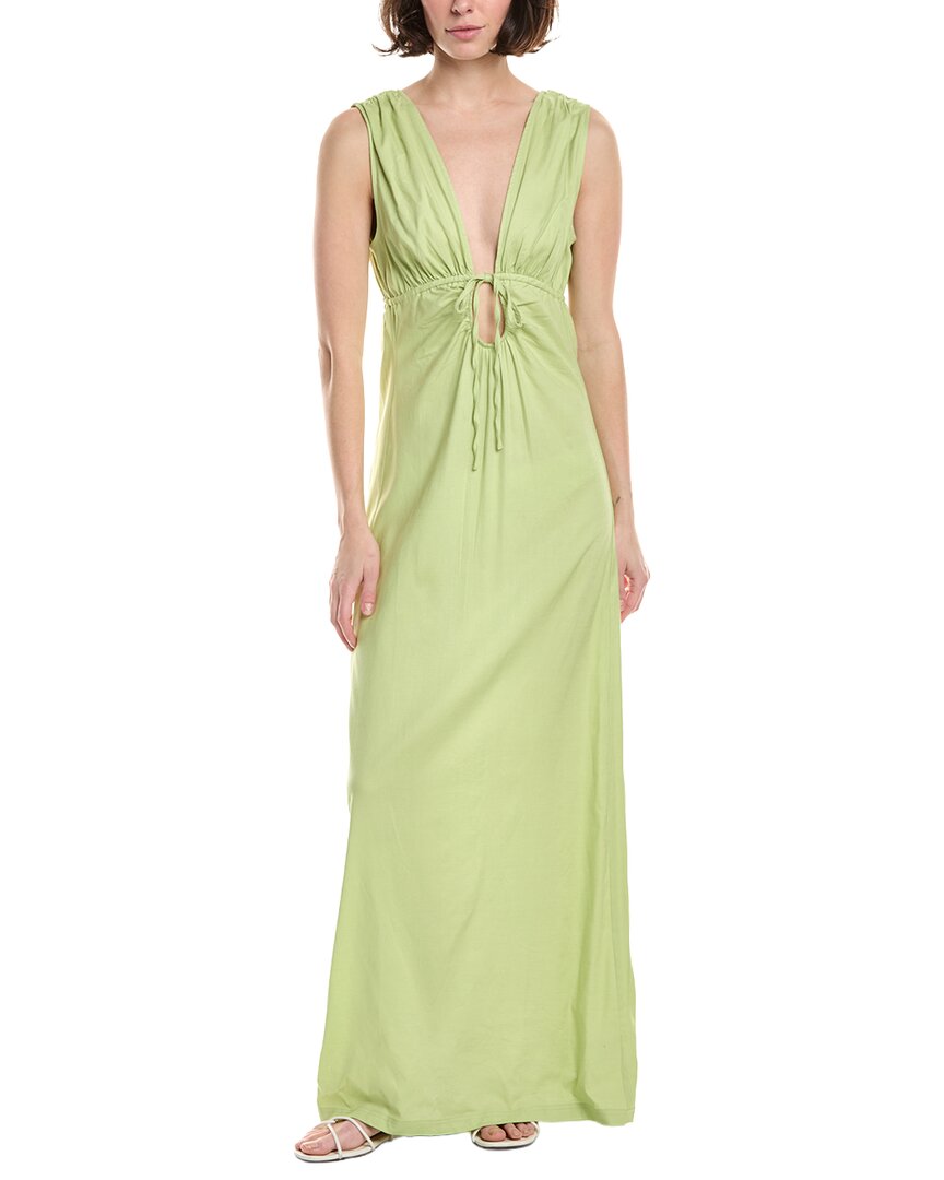 Riot Calli Linen-Blend Maxi Dress