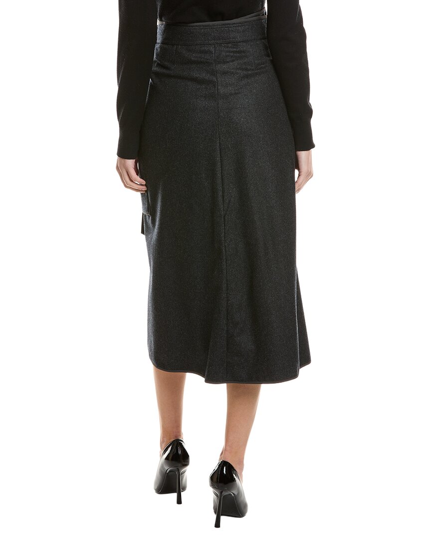 Brunello Cucinelli Wool Wrap Skirt