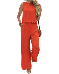 Lily Kim 2Pc Top & Pant Set