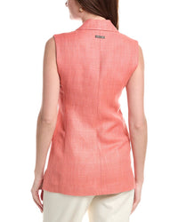 Peserico Linen-Blend Waistcoat