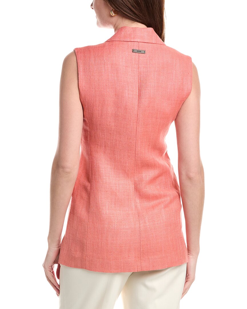 Peserico Linen-Blend Waistcoat