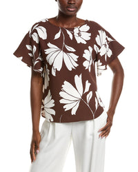 Anne Klein Anne Klein Flutter Sleeve Blouse