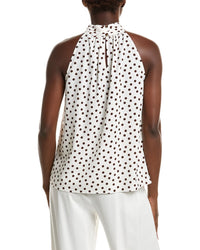 Anne Klein Anne Klein Shirred Neck Blouse