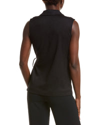 Anne Klein Anne Klein Notched Neck Wrap Top