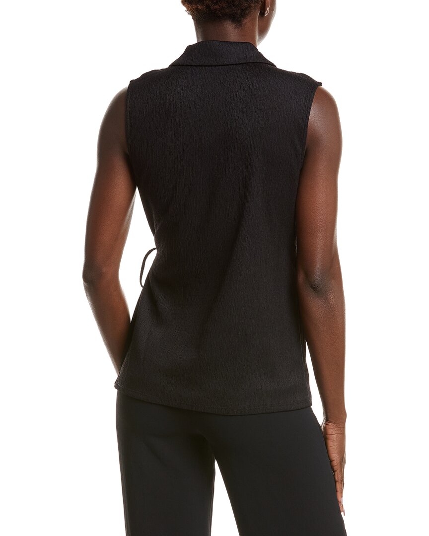 Anne Klein Anne Klein Notched Neck Wrap Top