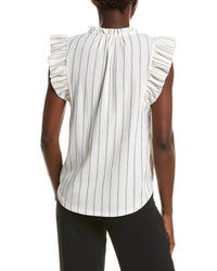 Anne Klein Anne Klein Pinstripe Top