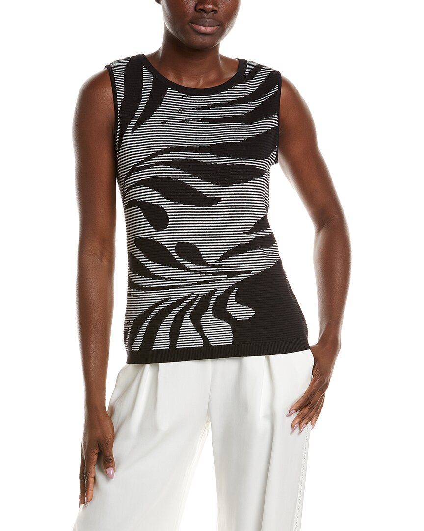 Anne Klein Anne Klein Floral Sweater Tank
