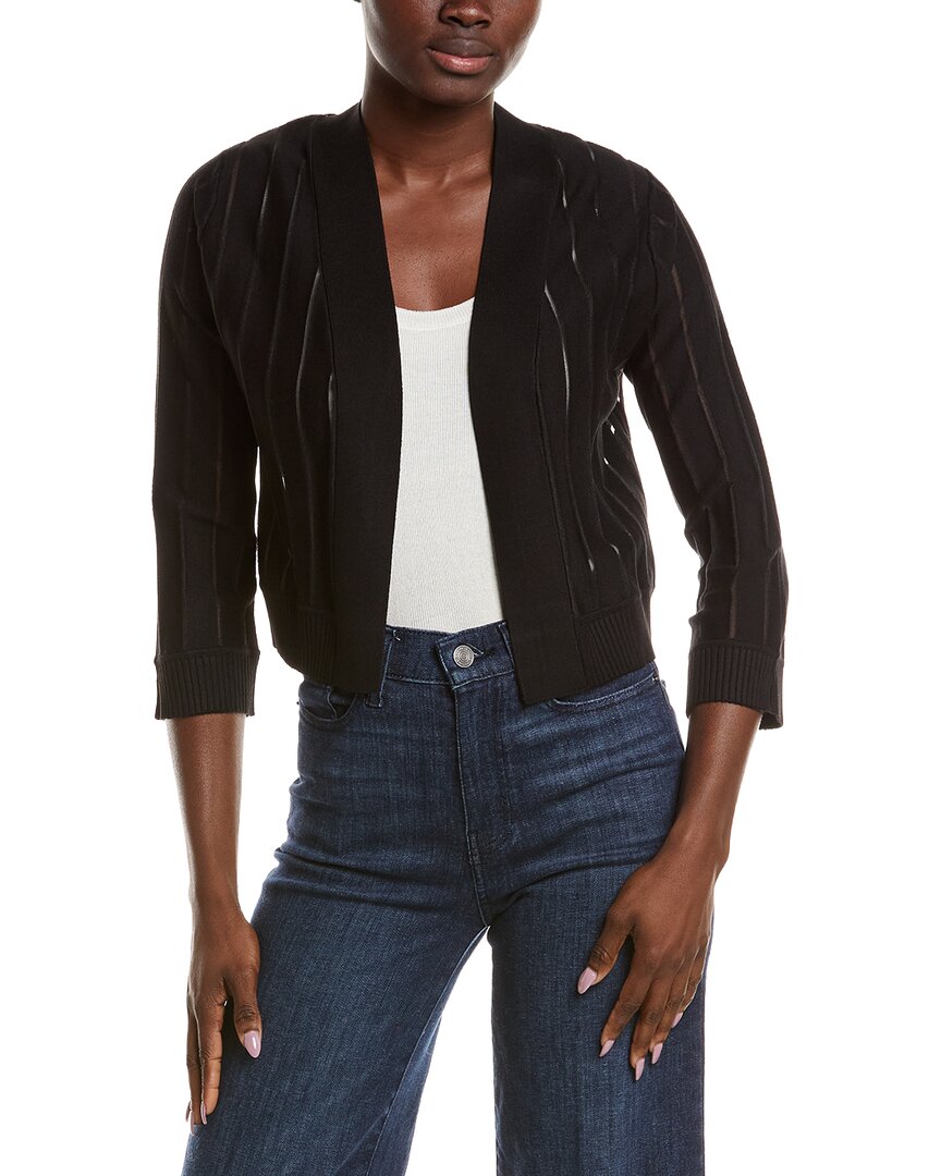 Anne Klein Anne Klein Sheer Stripe Shrug
