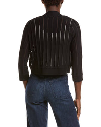 Anne Klein Anne Klein Sheer Stripe Shrug