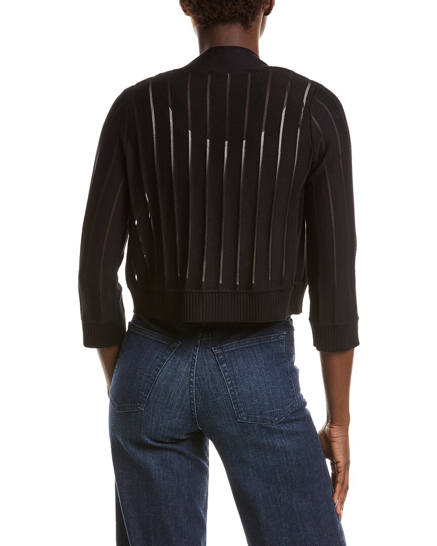Anne Klein Anne Klein Sheer Stripe Shrug