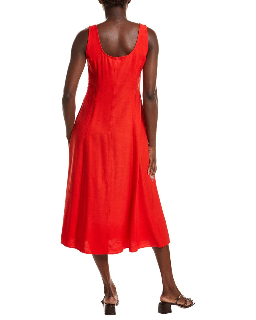 Anne Klein Anne Klein Solid Midi Dress